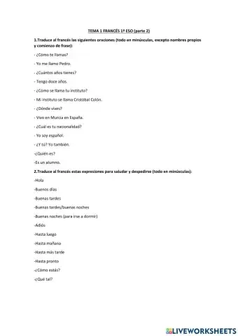 En el colegio (parte 2)