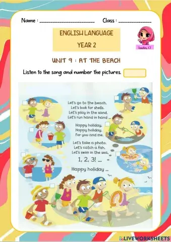 Superminds unit 9 At The Beach