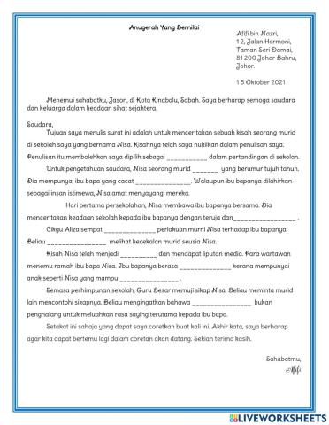 Anugerah Yang Bernilai