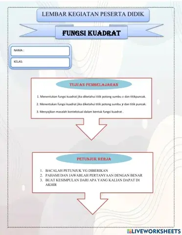 Fungsi kuadrat