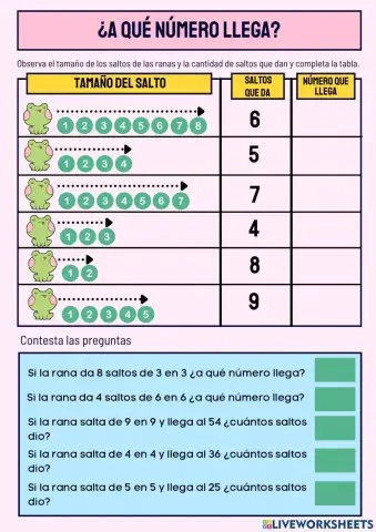 ¿A qué número llega?