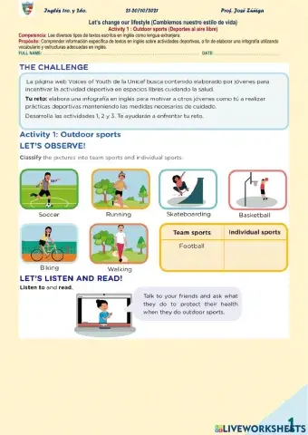 Let’s change our lifestyle