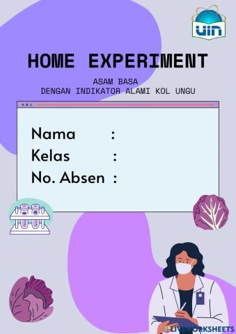 Worksheet Home Experiment Asam Basa-Anisa Fitri