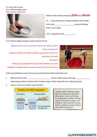 11.4 Jisim dan Inersia (1)