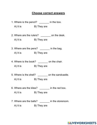 Where is-are, it is-are... (Part 2)