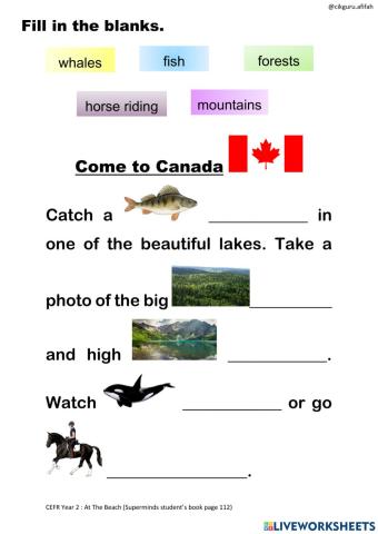 Knowing countries Canada