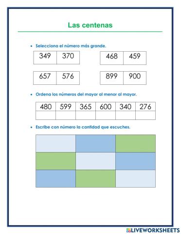 Las centenas