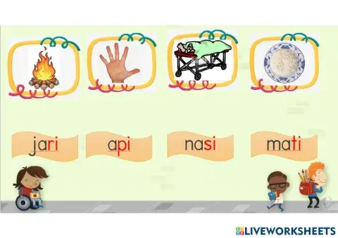 SUKU KATA TERBUKA (KV (a) KV (i)