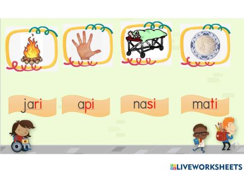 SUKU KATA TERBUKA (KV (a) KV (i)