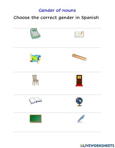 Gender of Nouns