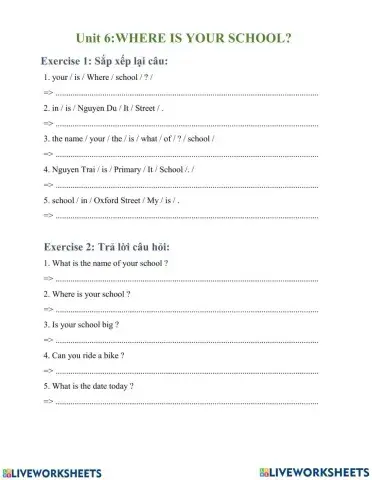 G4-U6-L1- Where's your school?