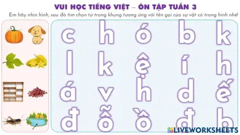 Ôn tập Tiếng Việt tuần 3