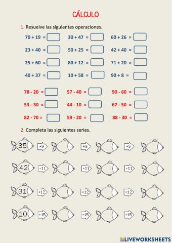 Cálculo sin llevadas