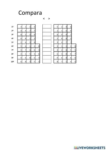 Comparación números1