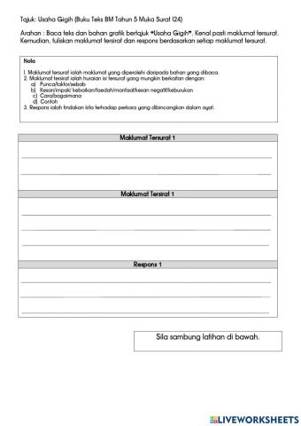 Tahun 5 Tema 7: Unit 19: Usaha Gigih