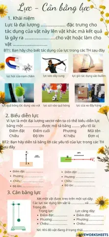 Lực - cân bằng lực