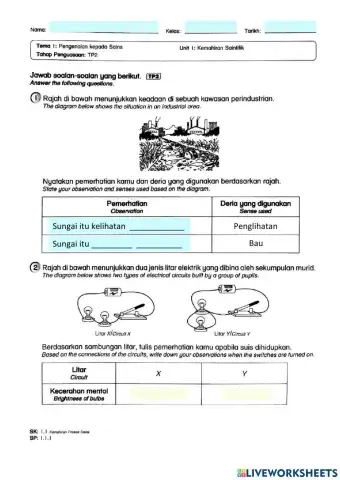 Latihan Kemahiran Proses Sains