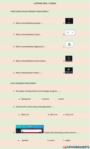 LATIHAN SOAL CANVA 1