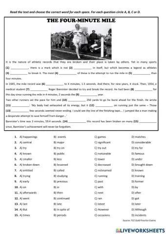 The four-minute mile