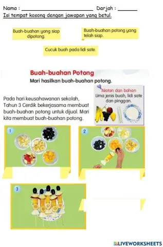 Buah-buahan Potong