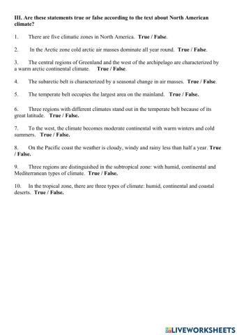 North American climate