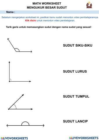 Mengukur besaran sudut