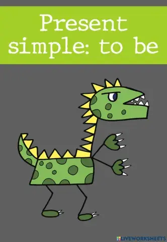 Cover: present simple to be