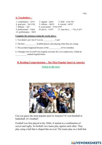 The Most Popular Sport in America