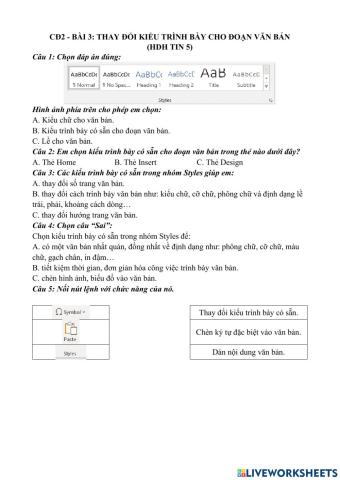 CĐ2 - Bài 3 - HDH Tin 5