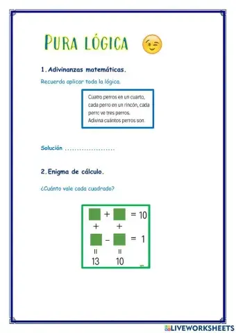 Retos matemáticos