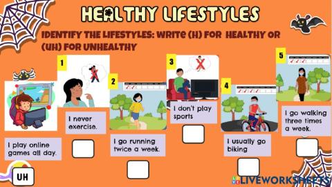 Healthy or unhealthy lifestyles