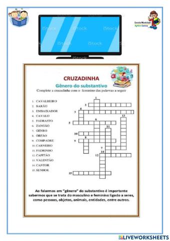 Genero do sustantivo