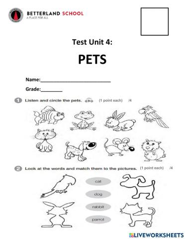 Test perfect pets