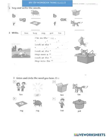Workbook U1 lesson 456 g4