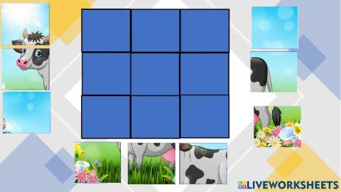 Rompecabezas de la vaca