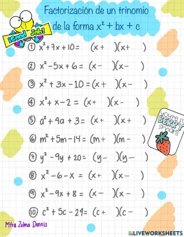 Factorización de trinomio