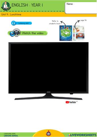 English Y1 - Lunchtime 22