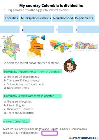 Division of Colombia