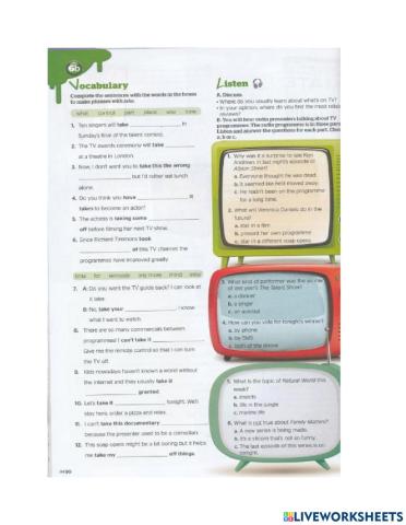 Full Blast Unit 6 Listening 12