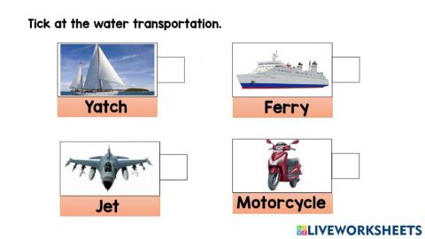 Water transportation