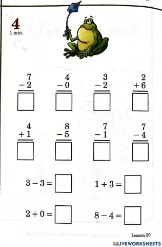 Math Facts L30