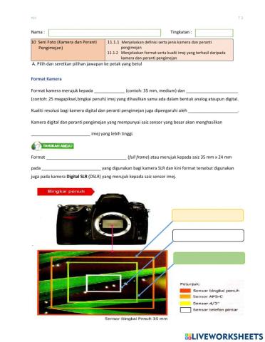 11.1.2 Seni Foto (Format kamera)