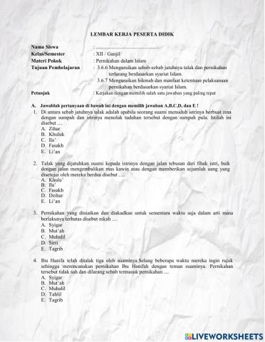 Pernikahan terlarang