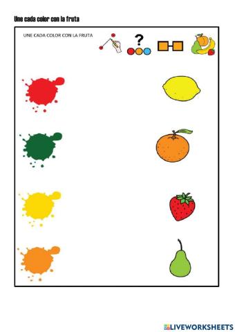 Frutas y colores