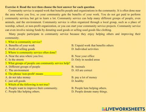 English 7 - Revision