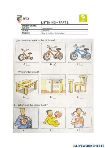 Cambridge - Listening Activity
