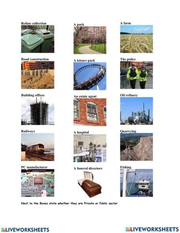 Public and Private Sectors