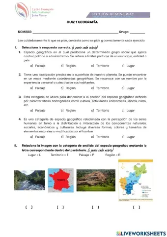 Espacios geográficos y representaciones cartográficas