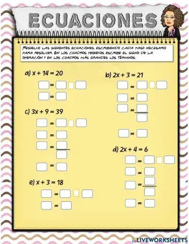 Ecuaciones de primer grado