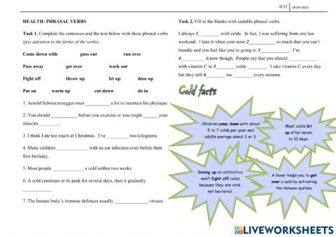 Health - Phrasal verbs